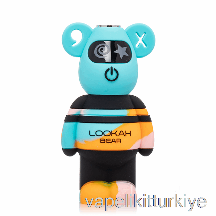 Vape Türkiye Lookah Bear 510 Pil Mavi Batik